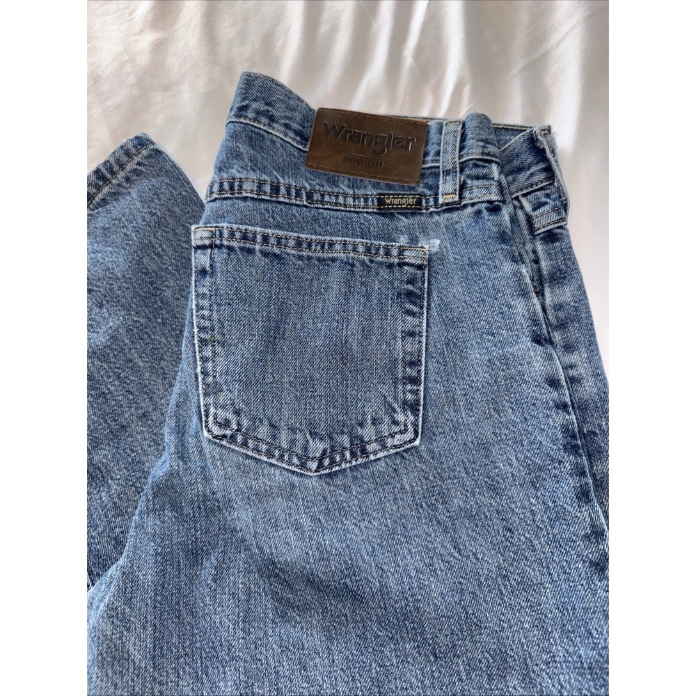 Wrangler Jeans Mens 32x32 Blue Denim Relaxed Fit Straight Leg